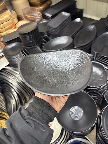 Другие товары для кухни: Меламиновая посуда для кафе и ресторанов — черная коллекция - — 8