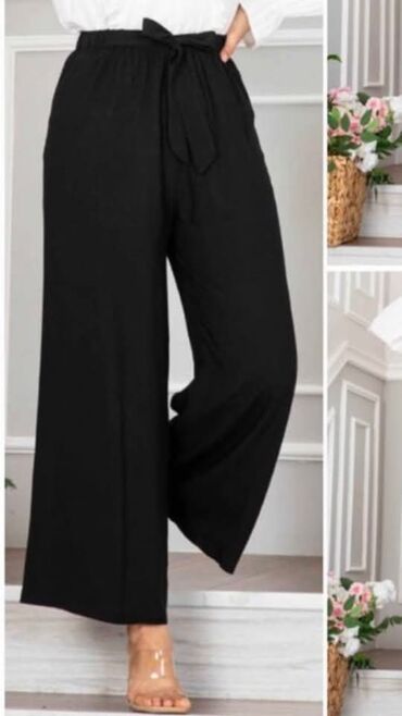 lanene pantalone lidl: Regular rise, Palazzo