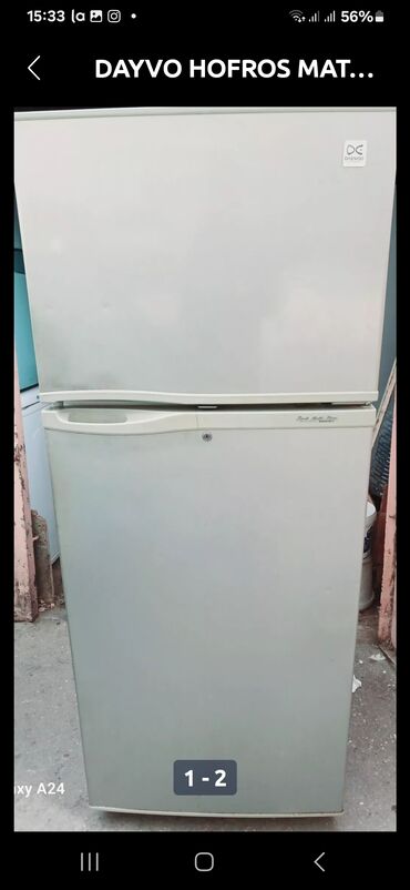 dondurucu satilir: 2 qapılı Daewoo Soyuducu Satılır, rəng - Ağ