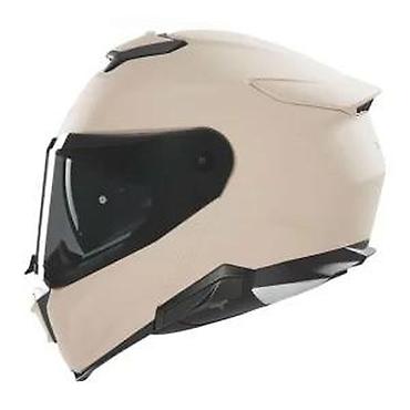 Oprema za bicikliste: Integralna motoristička kaciga – bež mat - Tip: integralna — 2