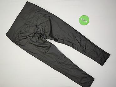 legginsy i stringi: Leggings, Legginsy Ze skóry ekologicznej damskie, rozmiar 3XL — 3
