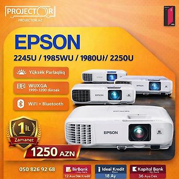 proyektor qiymetleri: İşlənmiş Portativ Proyektor Epson, Ödənişli çatdırılma — 1