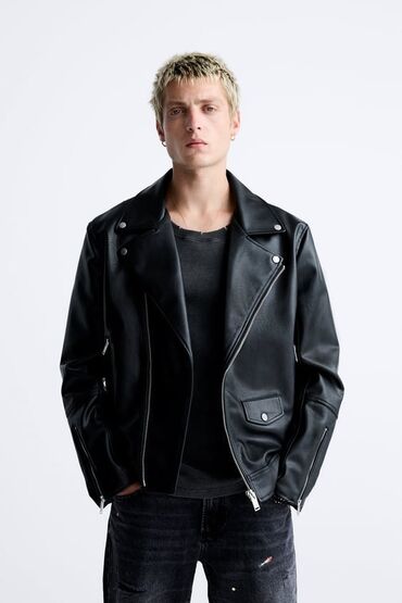 мужские куртки б у: Куртка M (EU 38), цвет - Черный