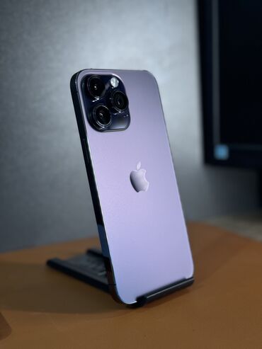 экран ми 5: IPhone 14 Pro Max, Б/у, 256 ГБ, Deep Purple, Зарядное устройство, Защитное стекло, Кабель, В рассрочку, 100 %