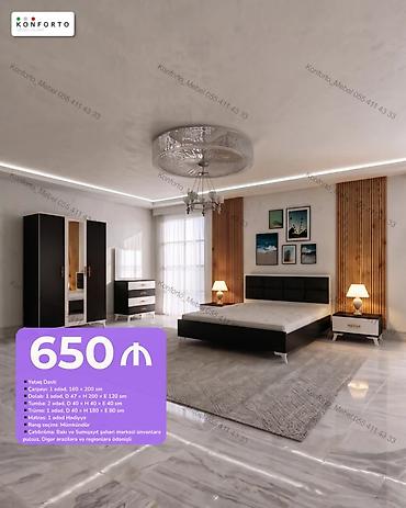Yataq dəsti – modern dizayn, zərif detallarla Komplektin tərkibi və