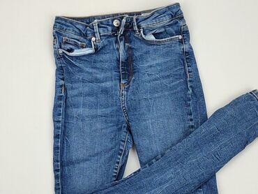 jeansowe spódnice z przetarciami: Jeans, S (EU 36), condition - Good