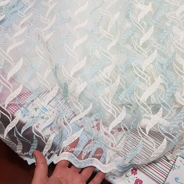 Pərdə və tüllər: Türkiyə istehsalı pərdələri - 1 metrəsi 15 - 20 - 25 manat, Modern — 5