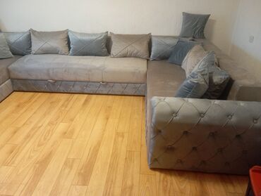 Ugaone garniture: Ugaona garnitura – moderni L oblik - Prostrana ugaona sofa sa dubokim — 14