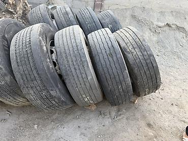 Шины и диски: Колеса в сборе R 22,5, Б/у, Грузовики/Автобусы, Железные — 3