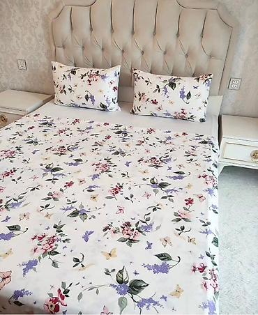 Комплекты постельного белья: Постельное бельё 100% хлопок, постельное бельё, нш адрес Боконбаево на — 30