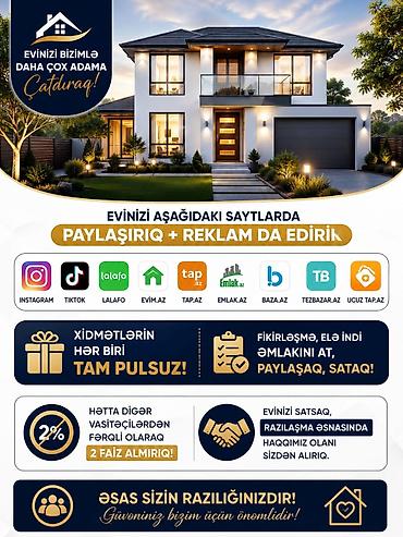 cadir evler: Əmlakınızı daha çox alıcıya çatdırmaq üçün peşəkar paylaşım və reklam — 1