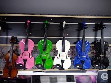 skiripka: Skripka Skiripka Colors Rəngli skripka Rast Musiqi Alətləri — 2