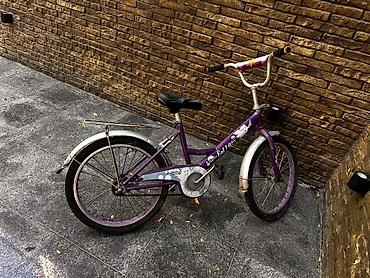 bmx satilir: Uşaq velosipedi – 20 düym təkərlər - Rəng: bənövşəyi çalarlar — 2