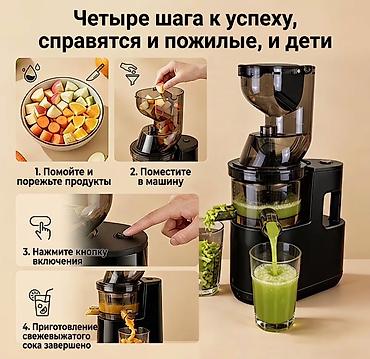 холодный пресс: Вертикальная шнековая соковыжималка - Разделение мякоти и сока — 2