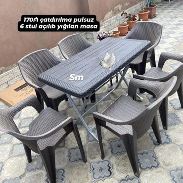 Masa və oturacaq dəstləri: Masa desti yeni