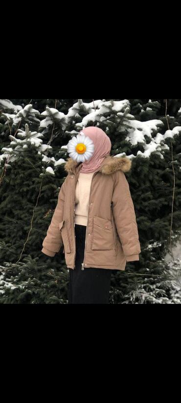 чёрное женское пальто: Овейсайз стилде, Адрес Бишкек,Арча бешикте 📞
