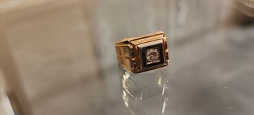 nakit od korala: Men's ring, Material: Gold