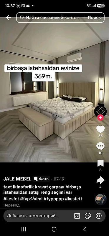 parket yonan: Mebel dəsti – yumşaq başlıqlı taxt modelləri - Dizayn: Dərin şaquli — 5