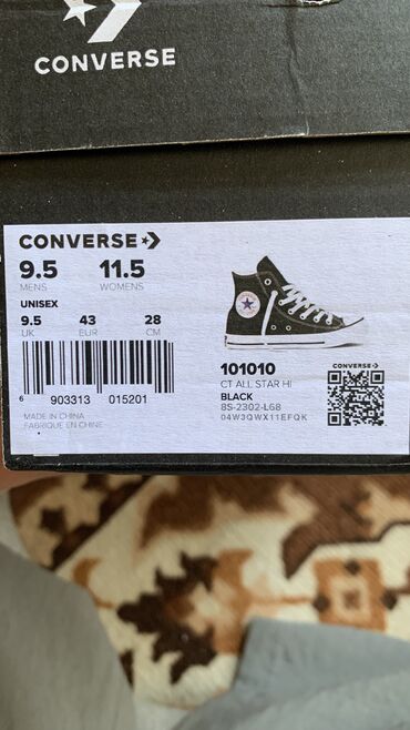 converse кеды мужские: Конверсы оригинал
размер не подошел
28 cm
