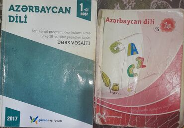 Tədris ədəbiyyatı: Azərbaycan dili qayda kitabları, çəhrayı üzlü 2azn,yaşıl üzlü 4azn