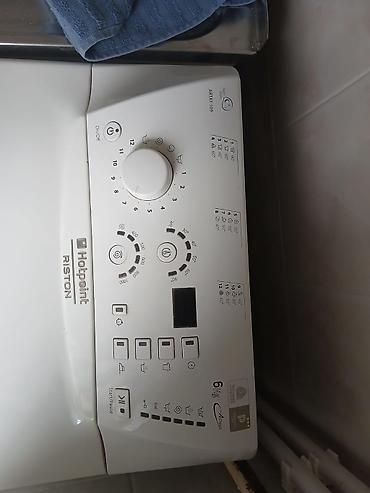 vertical: Paltaryuyan maşın Hotpoint Ariston, 6 kq, İşlənmiş, Avtomat, Qurutma var, Ünvandan götürmə — 3