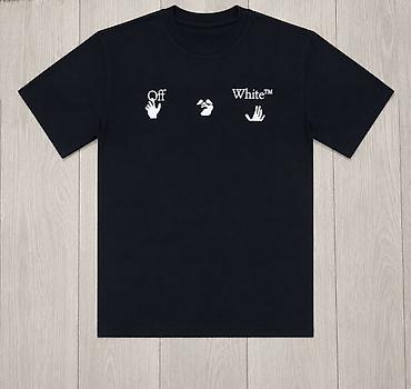 тг секс: Мужская футболка, L, XL, Off-White, Новый, цвет - Черный, Платная доставка — 2