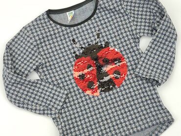 granatowy sweterek dla chłopca: Sweater, 5-6 years, 110-116 cm, condition - Good