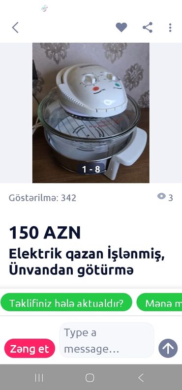 Digər: Hitachi Elektrikli plov və s.bişirən böyük,dərin qazan.Təzə,2-3 lalafo.az -da Digər: Hitachi Elektrikli plov və s.bişirən böyük,dərin qazan.Təzə,2-3