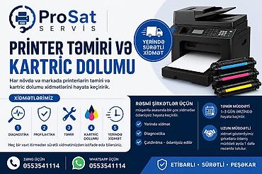 printer epson l850: 🖨️ Hər növdə və markada printerlərin təmiri və kartric dolumu — 1