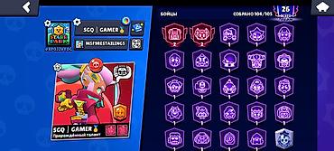Видео оюндар жана приставкалар: Аккаунт Brawl Stars с очень сильной прокачкой и большим количеством — 5