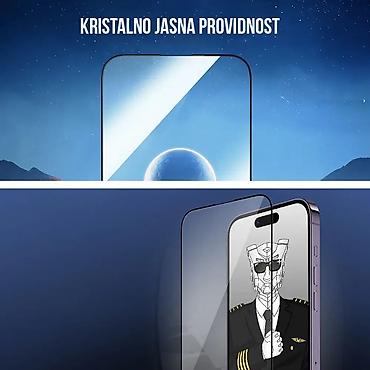 akcija ventilatora: Folija za zastitu ekrana PREMIUM HD GLASS za iPhone 15 Plus/14 Pro Max — 3