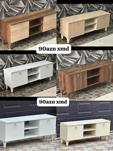 embawood tv stendler: Yeni, Düz TV altlığı, Polkalı, Laminat, Azərbaycan — 1