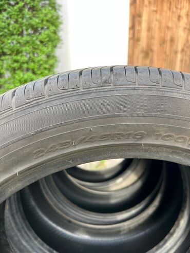 Шины: Шины 245 / 45 / R 18, Лето, Б/у, Комплект, Легковые, Корея, Hankook