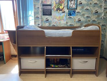 ������������ �������������� ���������������� �� �������������� в Кыргызстан | ДЕТСКИЕ КРОВАТИ: Кровать комплекс «Корабль» с ортопедическим матрасом. Для детей и