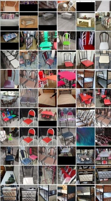 Sifarişlə masa və oturacaq dəstləri: Dördbucaq masa, Mətbəx üçün, 4 nəfər, Açılmayan, Türkiyə, 3 il zəmanət — 25