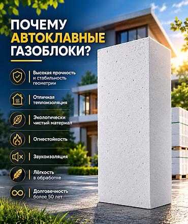 Автоклавные газоблоки для строительства стен и перегородок. Ключевые