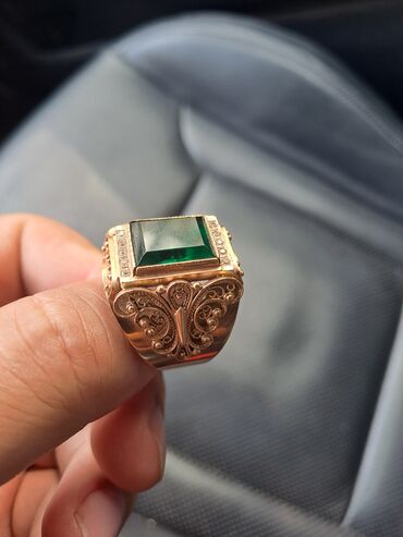 серебро кольцо: Üzük, Sarı qızıl, 583 Əyar