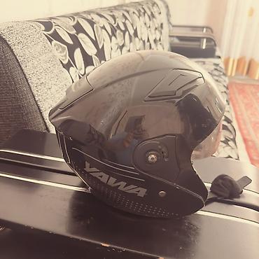 ucuz moto: YAWA motosiklet dəbilqəsi - Tip: Jet/yarımüzlü model - Rəng: Qara — 2
