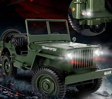 Игрушки: Военный внедорожник на радиоуправлении jjrc q65 1:10 +беслатная — 1