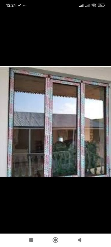 Plastik pəncərələr: PVC pəncərə bloku - Material: ağ və rəngli rəngli PVC profil - Şüşə — 5