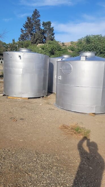 Бочки: Paslanmaz metal ici nerj çõlü demir 10 ton qalın sidenka Metal