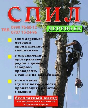 выжигатель по дереву бишкек: Спил деревьев любой сложности аккуратно и быстро, обращайтесь. Вацап at lalafo.kg выжигатель по дереву бишкек: Спил деревьев любой сложности аккуратно и быстро, обращайтесь. Вацап