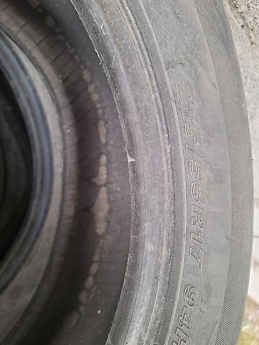r16 4100: Комплект автомобильных шин 245/55 R17. На фото видно 4 шины — 1