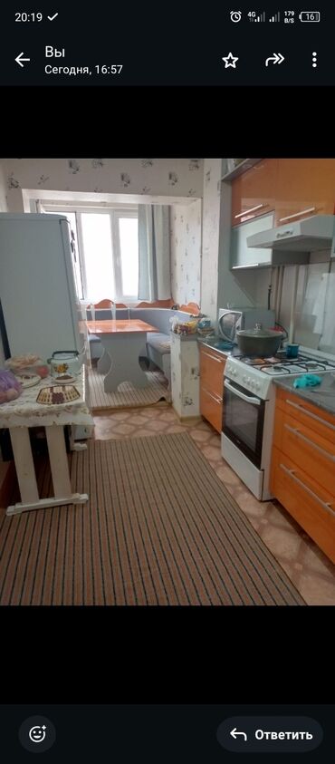 продаю 1 комнатные квартиры: 3 комнаты, 60 м², 106 серия, 2 этаж, Косметический ремонт