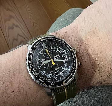 svetleci broj 18: Seiko SNA411 Flightmaster – pilotski hronograf - Mehanizam: kvarcni — 1