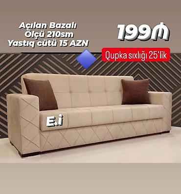oturacaqlar: Divan-kravat, Yeni, Açılan, Bazalı, Parça, Ödənişli çatdırılma — 1