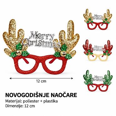 naocare za zurke: KMT Božićne naočare 7991139 Praznični dodatak za božićne proslave — 1