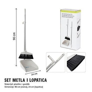 KMT Sklopivi set metle 5200428 Praktičan set za čišćenje koji
