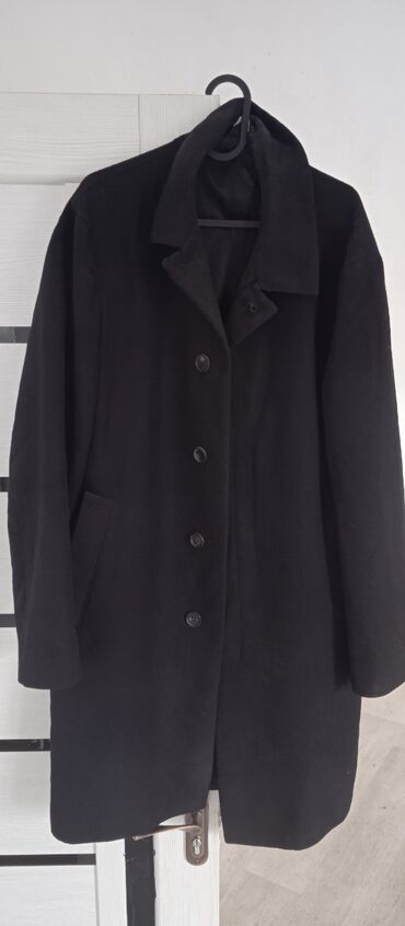 zara мужская одежда: Плащ XL (EU 42), цвет - Черный