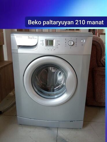 ət masini: Paltaryuyan maşın Beko, 5 kq, Avtomat, Qurutmasız, Kredit yoxdur